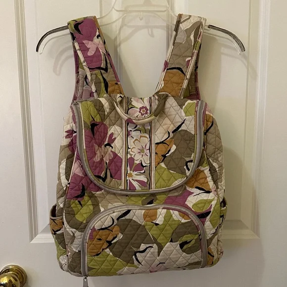 Vera Bradley | Bags | Vera Bradley Greentanspurple Floral 